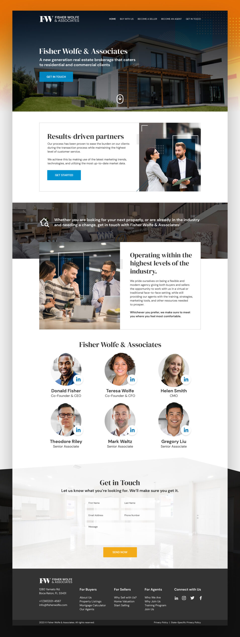 Fisher Wolfe and Associates Website