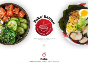 Poke Ramen | Website Design