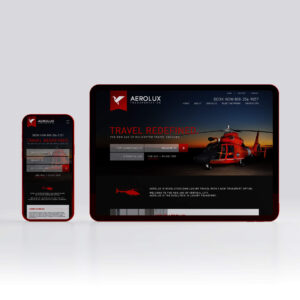 Aerolux Transporation Website Design