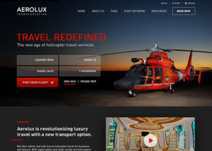 Aerolux Transportation | Website Design